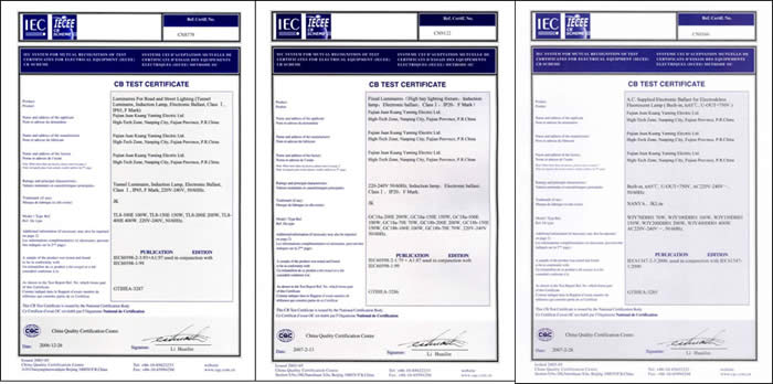 LIGHT WORLD CE Certification