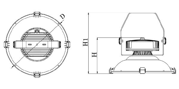 Lamp Size - High Bay Light GDD228