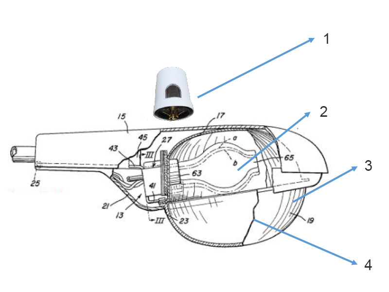 Limitation of LED bulb inside the cobra head - 45W Street Light Bulb