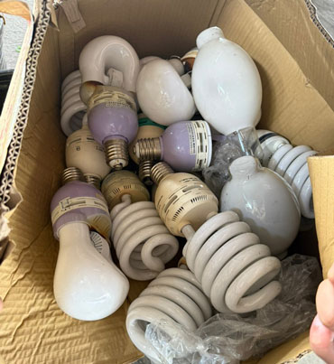 Light The World implements waste sorting, disassembling lamps and recycling materials to reduce environmental impact